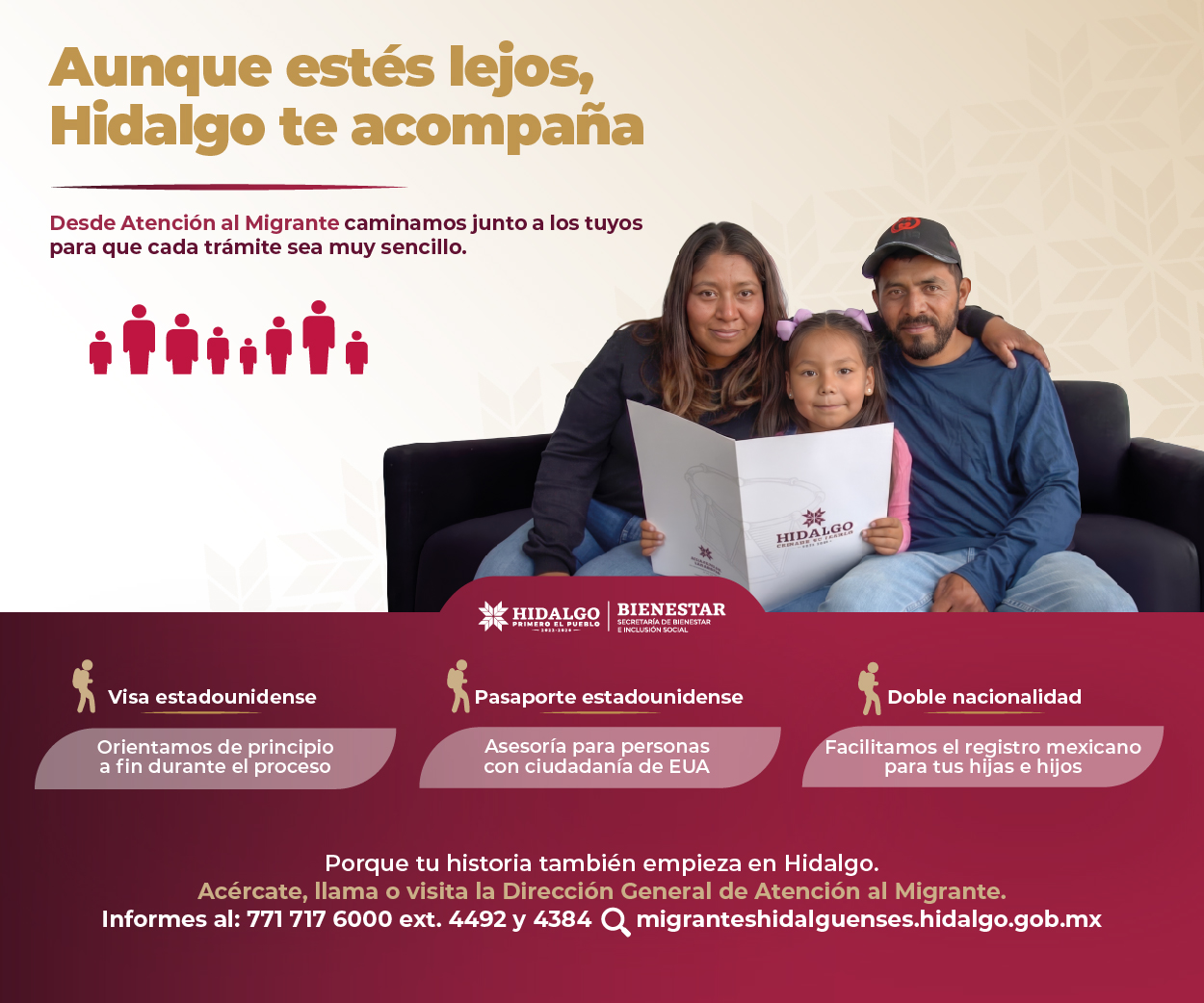Hidalgo te acompaña · Migrantes Hidalguenses